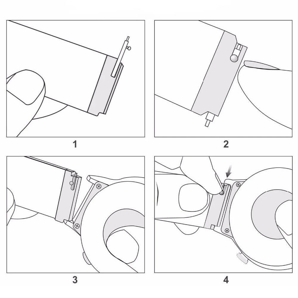 Paslanmaz Çelik Yaylı Otomatik Boynuzlu Kol Saati Kordon Bağlantı Pimi Susta - 1.5mm 14mm - Pims1
