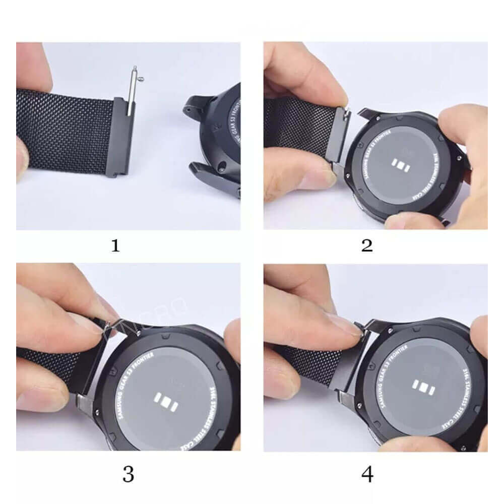 Paslanmaz Çelik Yaylı Otomatik Boynuzlu Kol Saati Kordon Bağlantı Pimi Susta - 1.5mm 21mm - Pims1