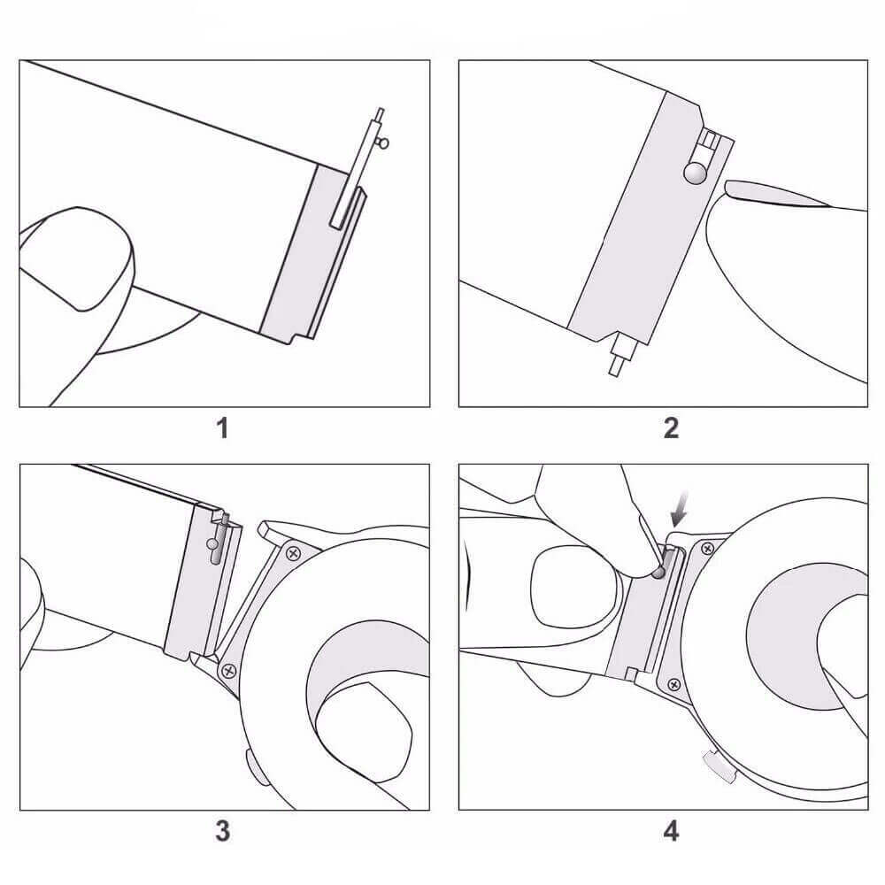 Paslanmaz Çelik Yaylı Otomatik Boynuzlu Kol Saati Kordon Bağlantı Pimi Susta - 1.8mm 12mm - Pims2