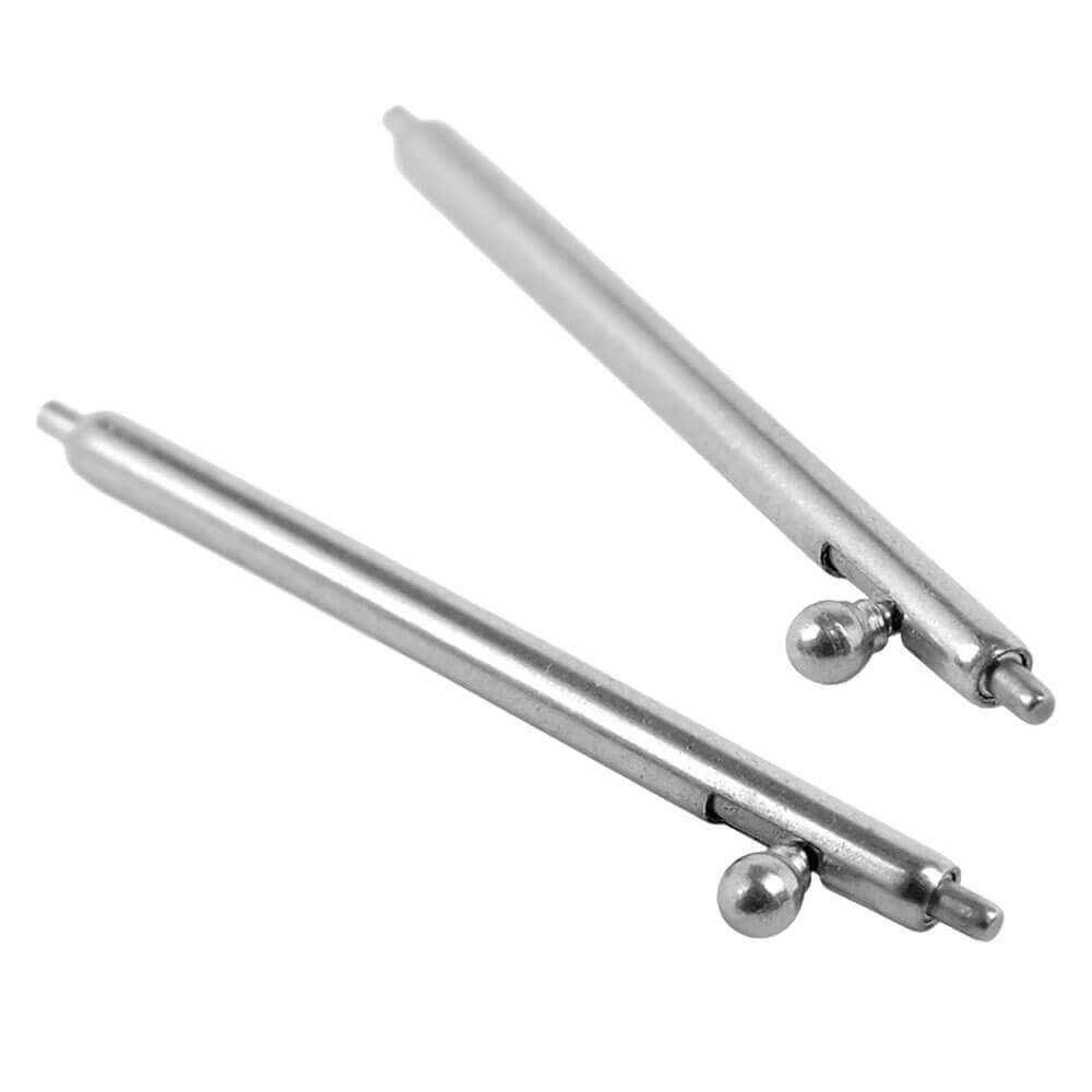 Paslanmaz Çelik Yaylı Otomatik Boynuzlu Kol Saati Kordon Bağlantı Pimi Susta - 1.5mm 24mm - Pims1