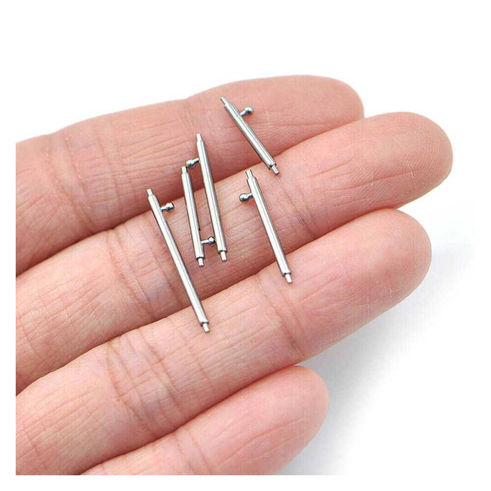Paslanmaz Çelik Yaylı Otomatik Boynuzlu Kol Saati Kordon Bağlantı Pimi Susta - 1.5mm 24mm - Pims1