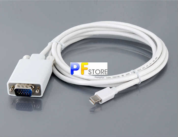 Minidisplayport to VGA Çevirici Kablo Thunderbolt 1.8 Metre