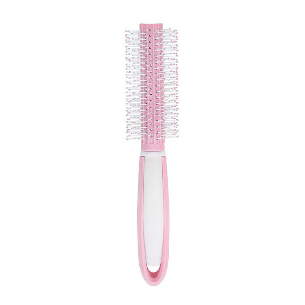 Koodmax Fön Fırçası Saç Kıvırma Tarama Şekillendirme Tarağı - Pembe - TR10