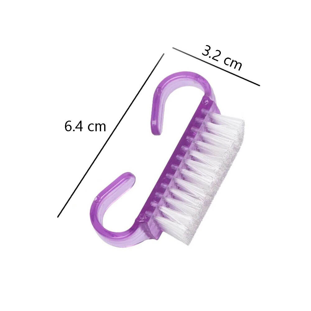 Koodmax Mini Tırnak Temizleme Fırçası Tırnak Toz Temizleme Fırçası - Mor - NF15