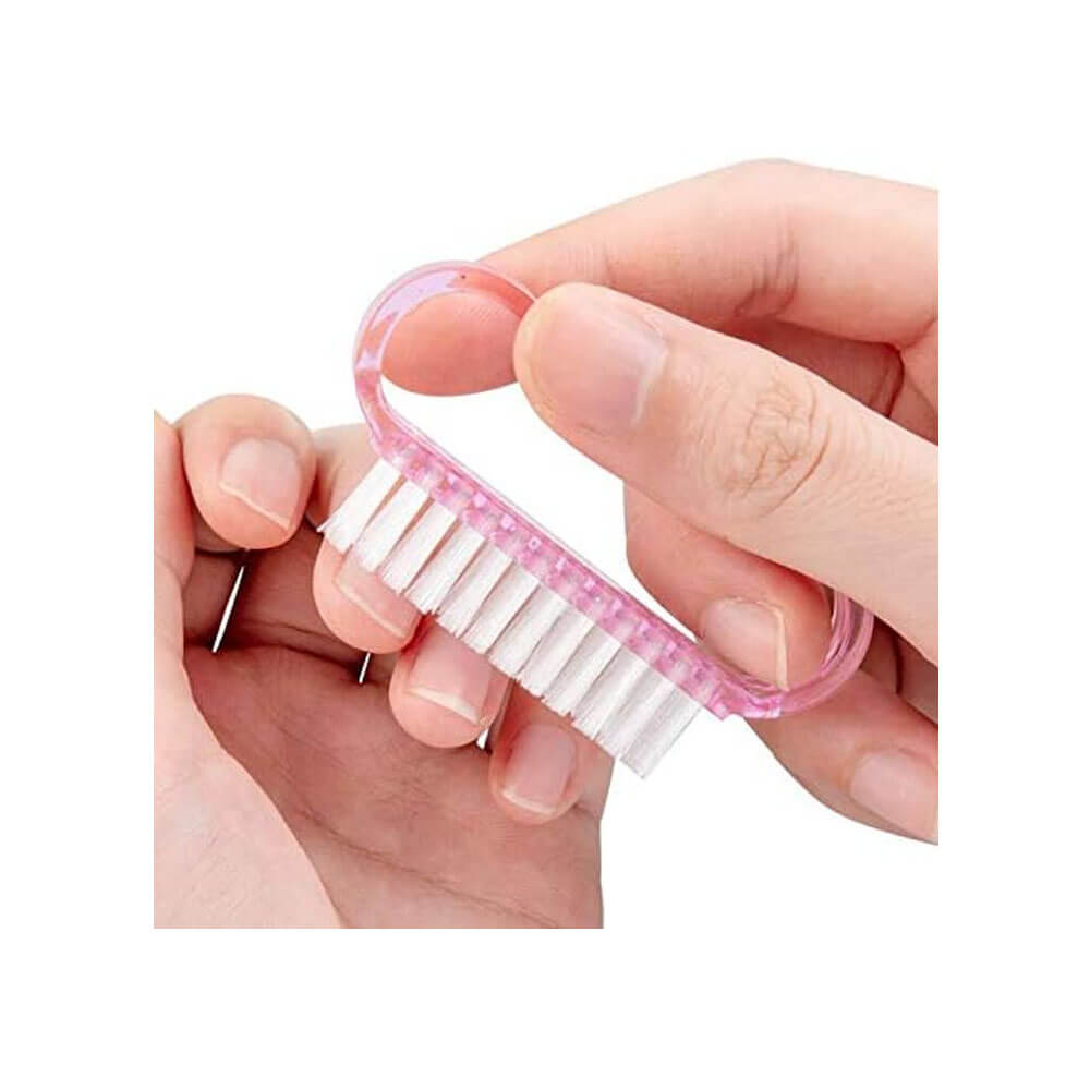 Koodmax Mini Tırnak Temizleme Fırçası Tırnak Toz Temizleme Fırçası - Pembe - NF15