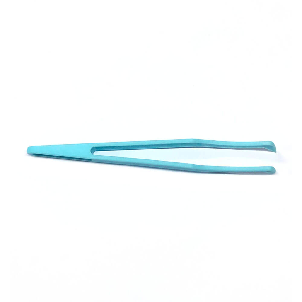 Koodmax Hassas Elektronik ve El Sanatları Tamir Cımbızı Sert Plastik 11.5cm Dirsek Cımbız Mavi - TW2