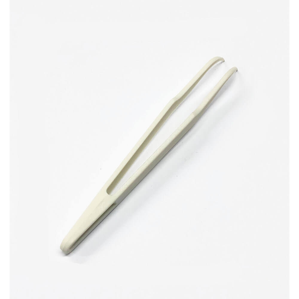 Koodmax Hassas Elektronik ve El Sanatları Tamir Cımbızı Sert Plastik 12cm Kavisli Cımbız Beyaz - TW3