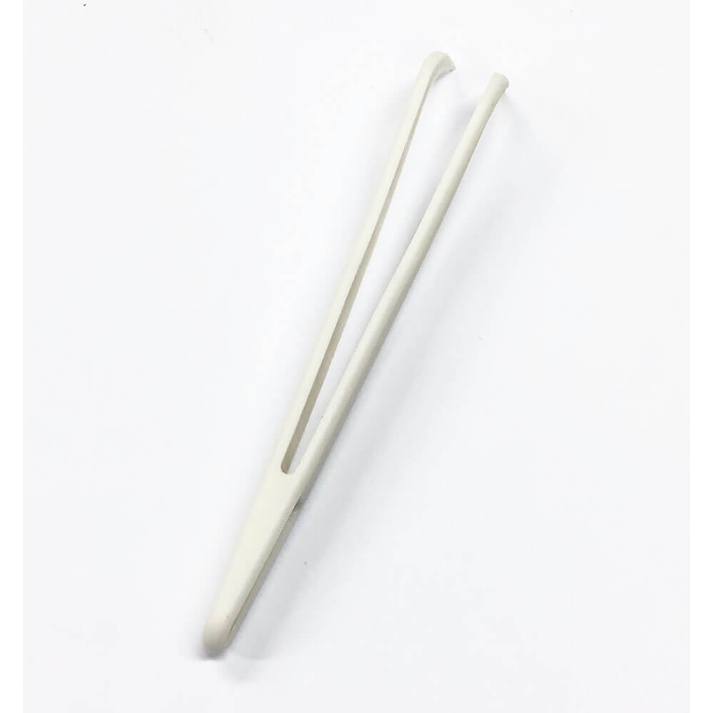Koodmax Hassas Elektronik ve El Sanatları Tamir Cımbızı Sert Plastik 11cm Kavisli Cımbız Beyaz-TW5