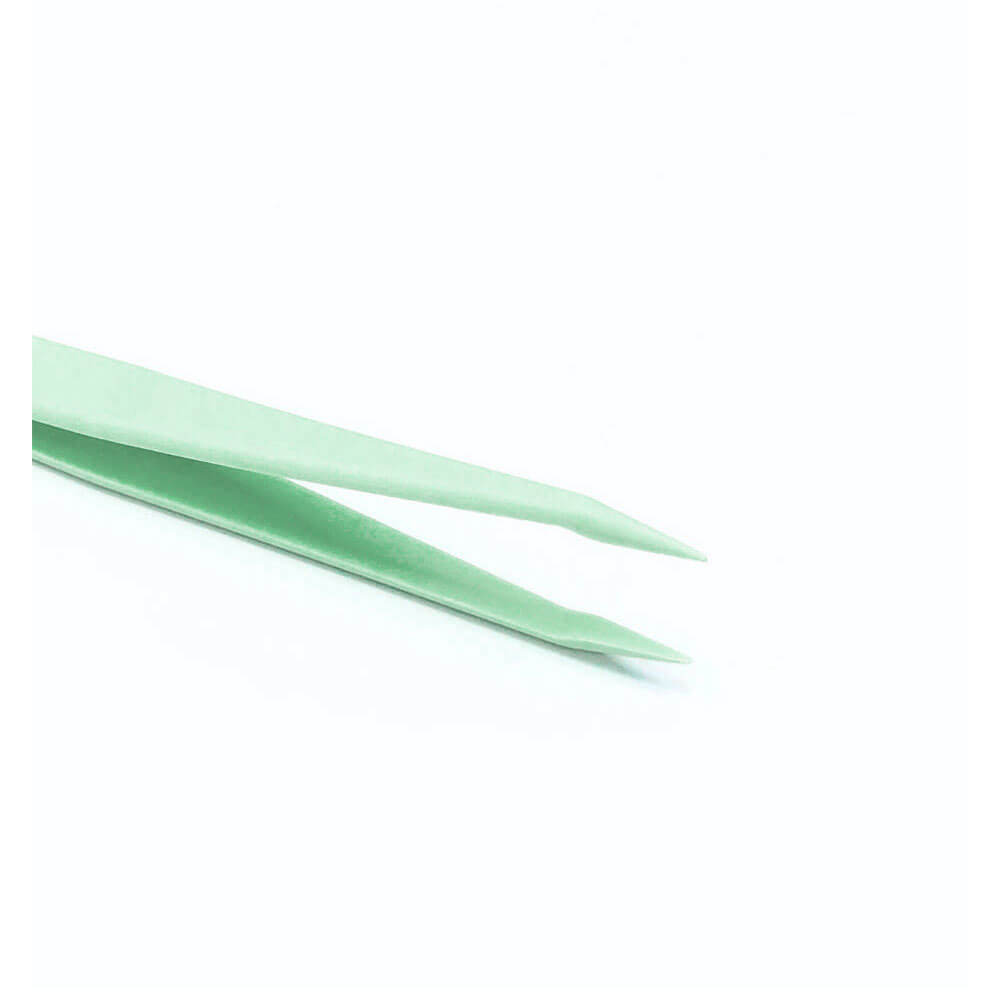 Koodmax Hassas Elektronik ve El Sanatları Tamir Cımbızı Sert Plastik 11cm Düz Cımbız Yeşil - TW4