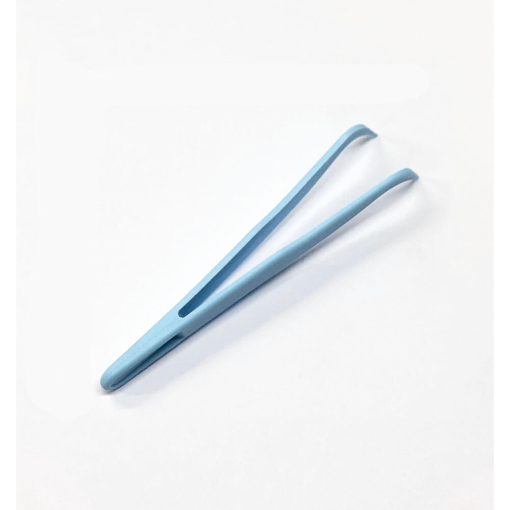 Koodmax Hassas Elektronik ve El Sanatları Tamir Cımbızı Sert Plastik 11cm Kavisli Cımbız Mavi-TW5