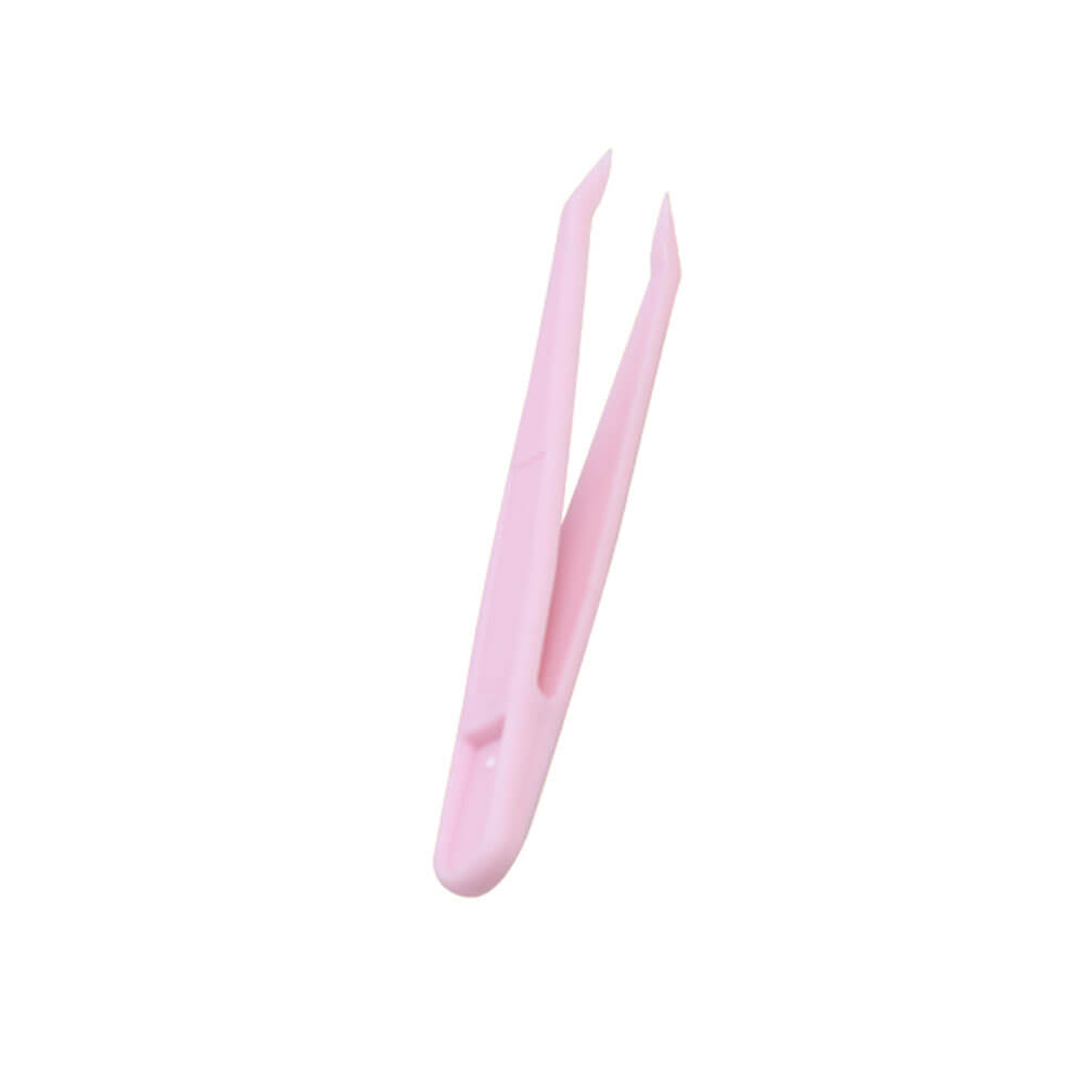 Koodmax Hassas Elektronik ve El Sanatları Tamir Cımbızı Sert Plastik 8cm Düz Cımbız Pembe - TW6