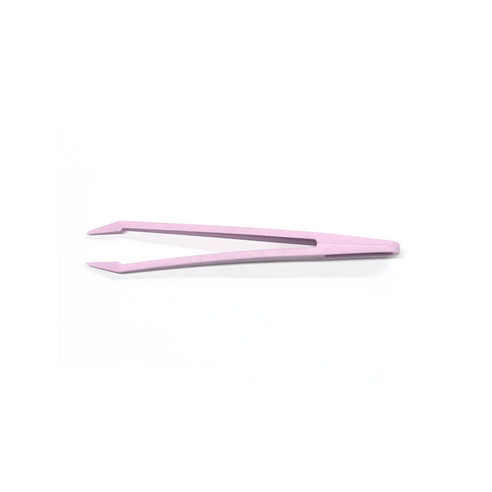 Koodmax Hassas Elektronik ve El Sanatları Tamir Cımbızı Sert Plastik 8cm Düz Cımbız Pembe - TW6