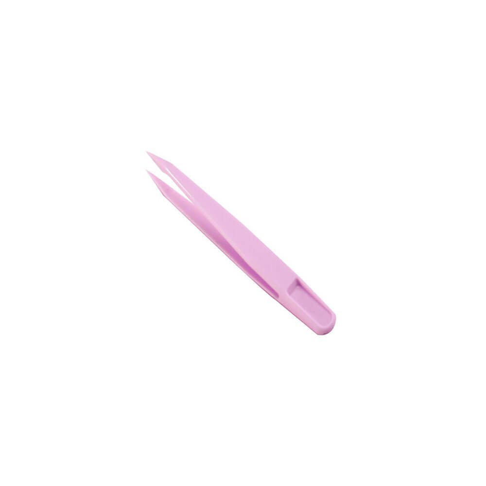 Koodmax Hassas Elektronik ve El Sanatları Tamir Cımbızı Sert Plastik 6cm Düz Cımbız Pembe - TW7
