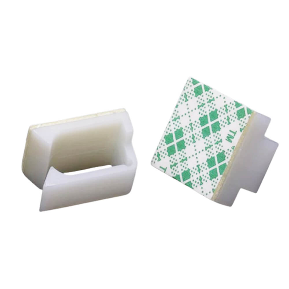 WCL-1206 Kablo Sabitleme Kelepçesi Klipsi-Yapışkanlı Duvar Kablo Tutucu 16x15,7x10mm - Beyaz –KA12