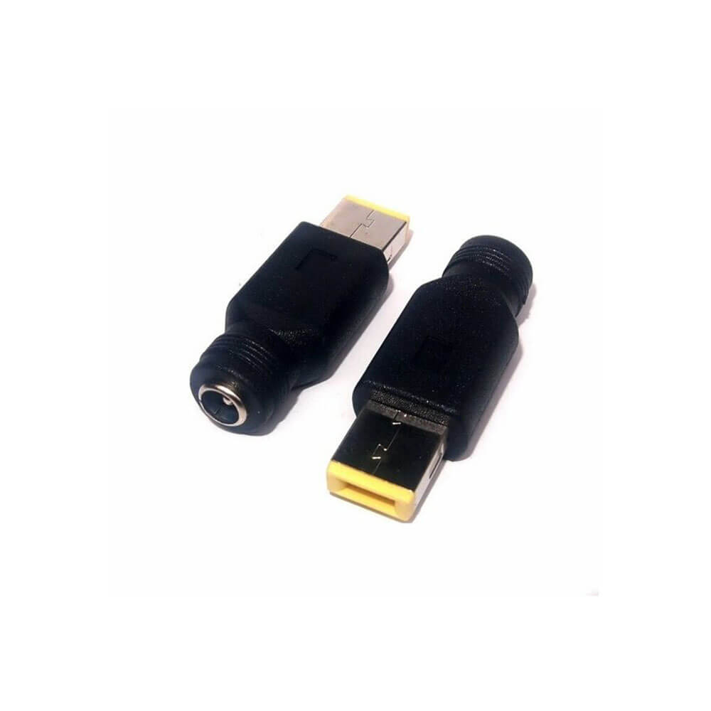 Lenovo Thinkpad Dizüstü Bilgisayar Güç Kablosu İçin Evrensel Yuvarlak ve Kare Uç -Adatör Fişi 5,5 x 2,1 mm soket 11 x 5,0 mm - YAX5