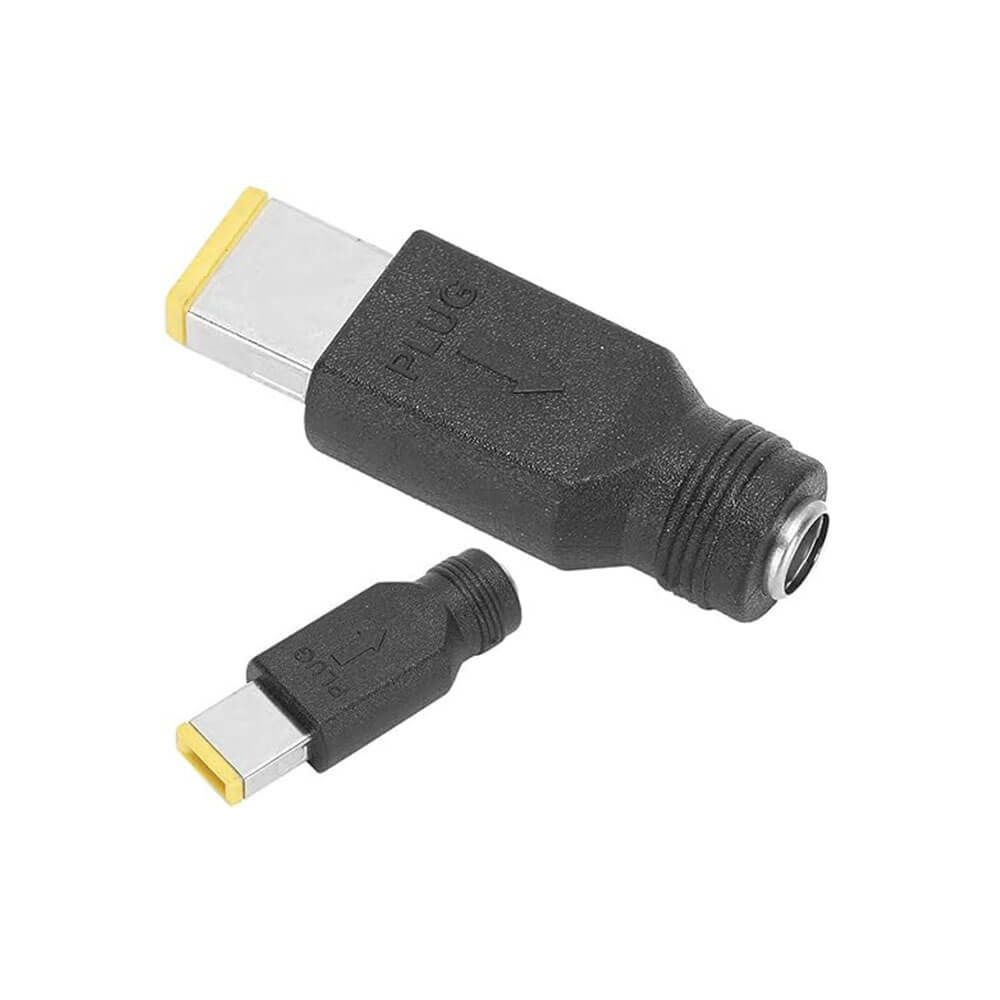 Lenovo Thinkpad Dizüstü Bilgisayar Güç Kablosu İçin Evrensel Yuvarlak ve Kare Uç -Adatör Fişi 5,5 x 2,1 mm soket 11 x 5,0 mm - YAX5