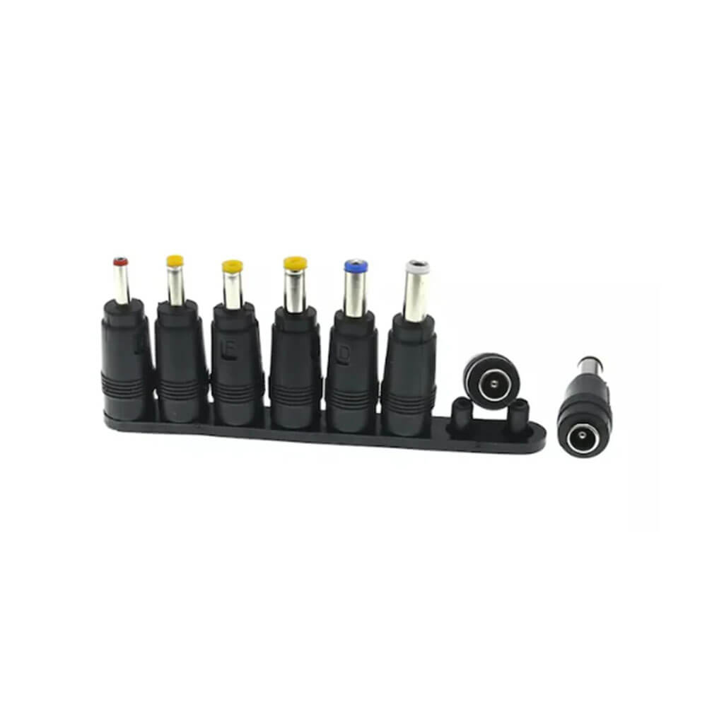 8 li Set - DC 5.5x2.1 mm Çevirici Konnektör - Adaptör Ucu Çevirici Set - YAX1