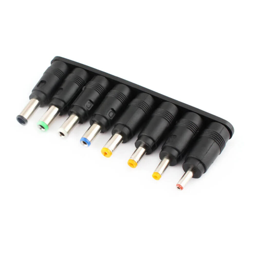 8 li Set - DC 5.5x2.1 mm Çevirici Konnektör - Adaptör Ucu Çevirici Set - YAX1