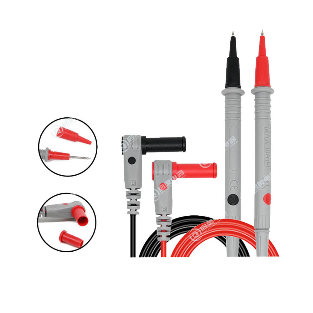Mastech Unı-T UT-L27 Multimetre Probu 1000V 10A Test Ölçüm Kablosu İğne Uç Prob