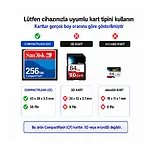 Sandisk 256MB CF Kart Endüstriyel Hafıza Kartı