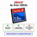 Sandisk 1GB CF Kart Endüstriyel Hafıza Kartı