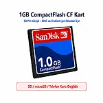 Sandisk 1GB CF Kart Endüstriyel Hafıza Kartı
