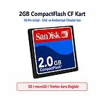 Sandisk 2 Gb Cf Compact Flash Hafıza Kartı