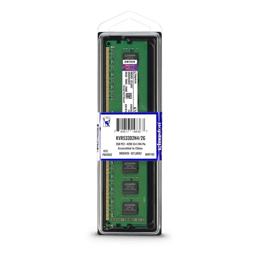 Kingston 2GB DDR2 533 MHz Masaüstü PC Ram Bellek - KVR533D2N4/2G