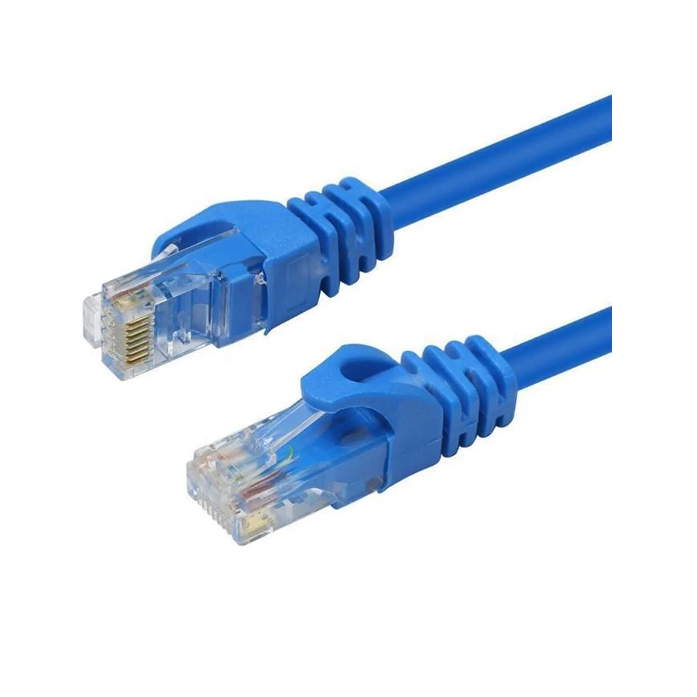 Koodmax - 5 Metre Cat6 Kablo Ethernet Internet Network Patch Kablosu - Fabrikasyon - Mavi - BL4