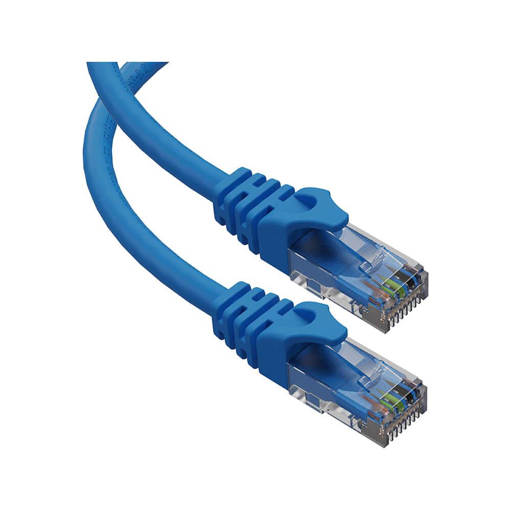 Koodmax - 5 Metre Cat6 Kablo Ethernet Internet Network Patch Kablosu - Fabrikasyon - Mavi - BL4