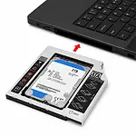 12.7 mm HDD SSD Caddy CD-ROM Yerine Disk Takma Aparatı