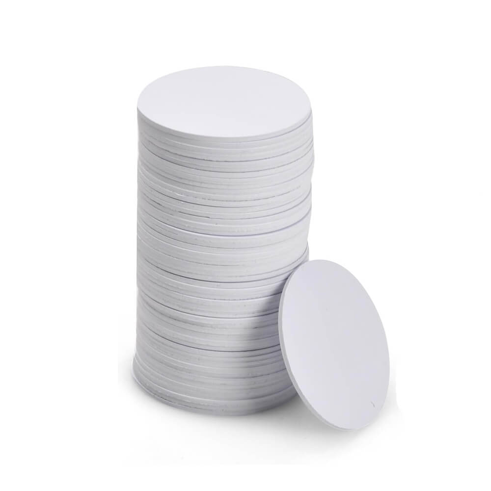 Ntag215 NFC Coin Kart - 13.56Mhz 504 Byte Yuvarlak 25mm - Yeniden Yazılabilir Tagmo Amiibo Uyumlu