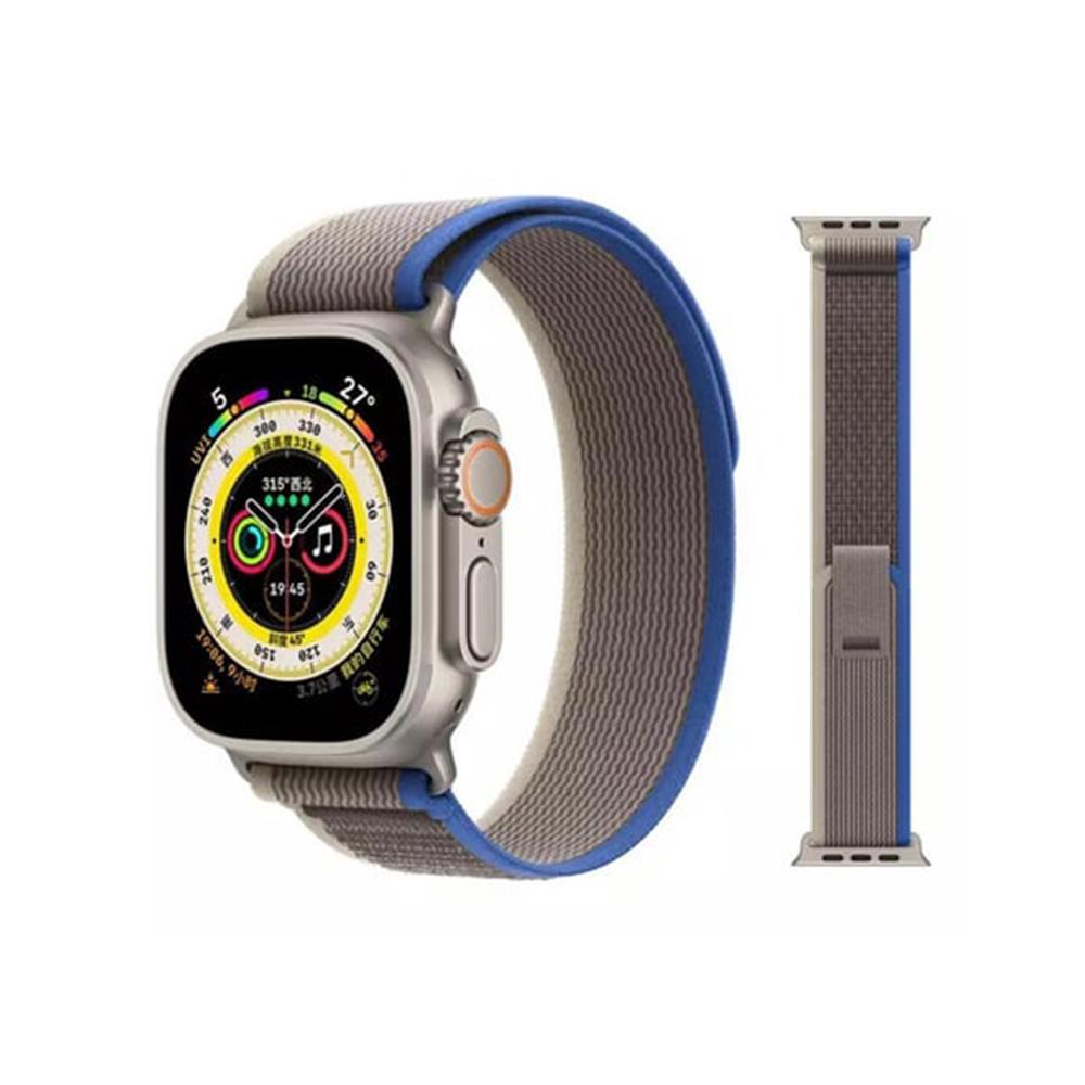 Apple Watch Trail Loop Kordon - 38/40/41mm - Gri Mavi