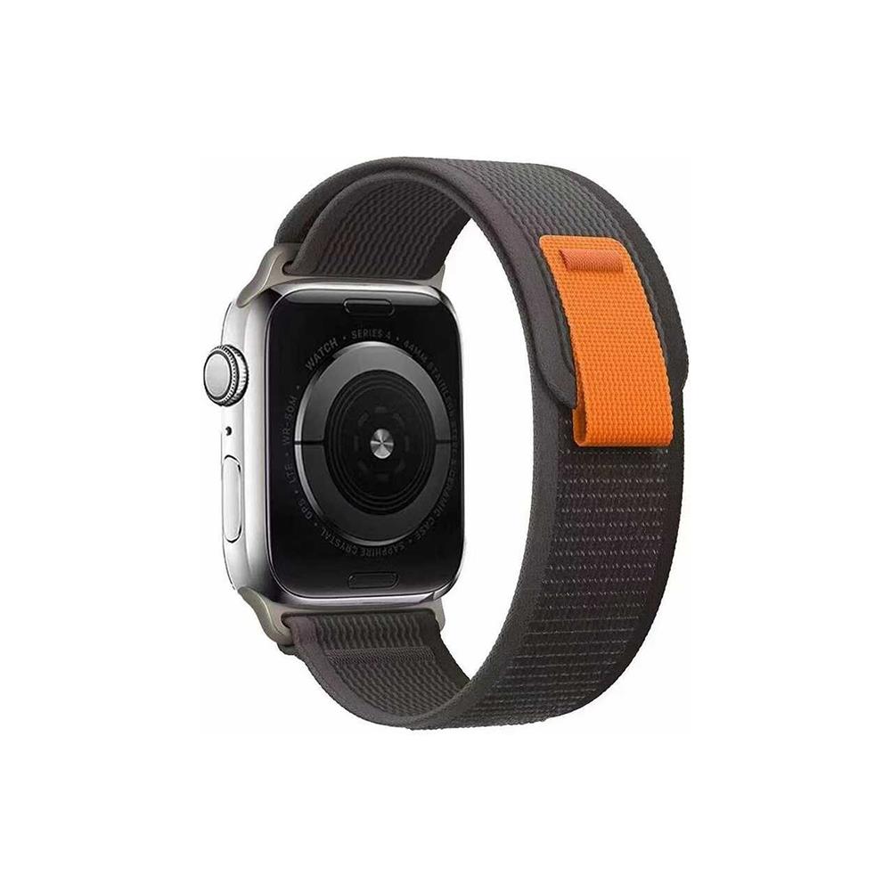 Apple Watch Trail Loop Kordon - 42/44/45/49mm - Siyah Gri