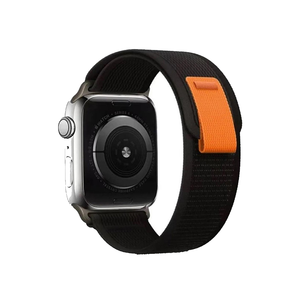 Apple Watch Trail Loop Kordon - 42/44/45/49mm - Siyah Gri