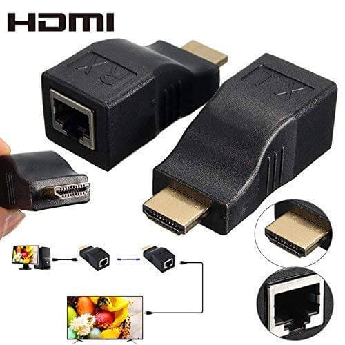 30 Metre Hdmi Extender Uzatma - Cat5 Cat6 Üzerinden Uzatma - 4K