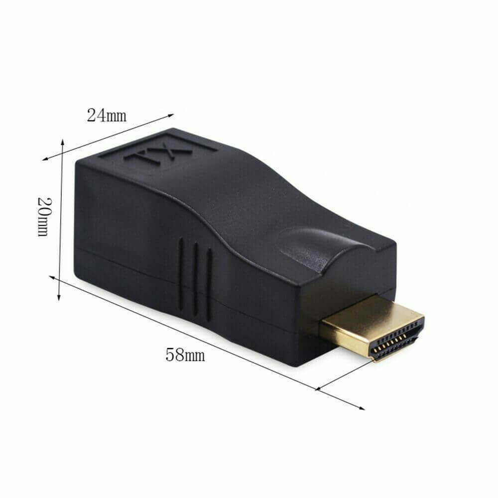 30 Metre Hdmi Extender Uzatma - Cat5 Cat6 Üzerinden Uzatma - 4K