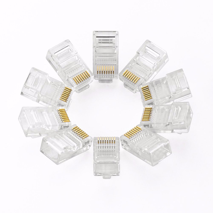 Rj45 Konnektör Network Cat5 Cat6 Jak Jack Ethernet Uç