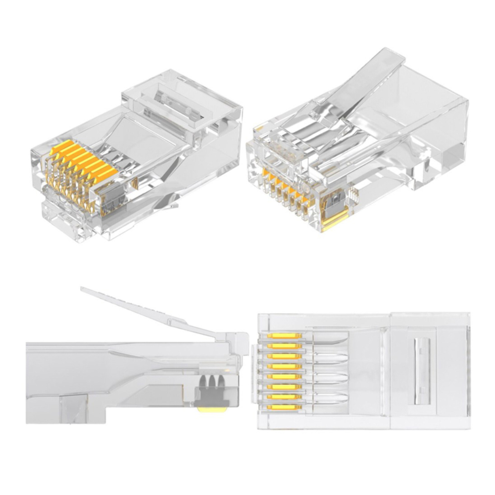 Rj45 Konnektör Network Cat5 Cat6 Jak Jack Ethernet Uç