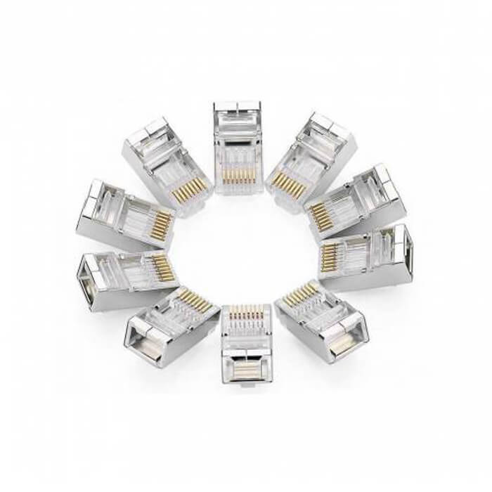 Cat6 Metal Rj45 Jack Konnektör Uç Ethernet Jak