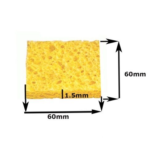 Havya Temizleme Süngeri - Lehim Süngeri 60*60*1.5Mm
