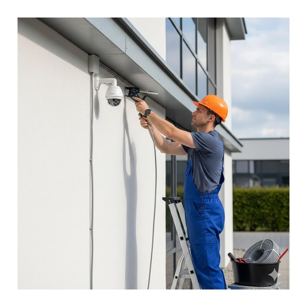 50 Metre CCTV Kamera Kablosu 2+1 0.22mm Güvenlik Kablosu
