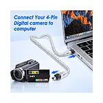 Firewire 400 IEEE 1394 4 Pin to 4 Pin Kablo DV Kamera - 1.5 Metre