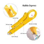 RJ45 Sıkma Pensesi ve 100 Adet CAT6 RJ45 Konnektör Seti