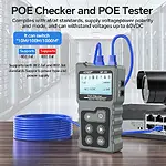 NOYAFA NF-488 PoE Test Cihazı RJ45 Ağ Kablo Test Cihazı