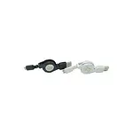 Micro Usb Data Şarj Kablo Makaralı Zip Kablo Samsung Sony Lg Htc