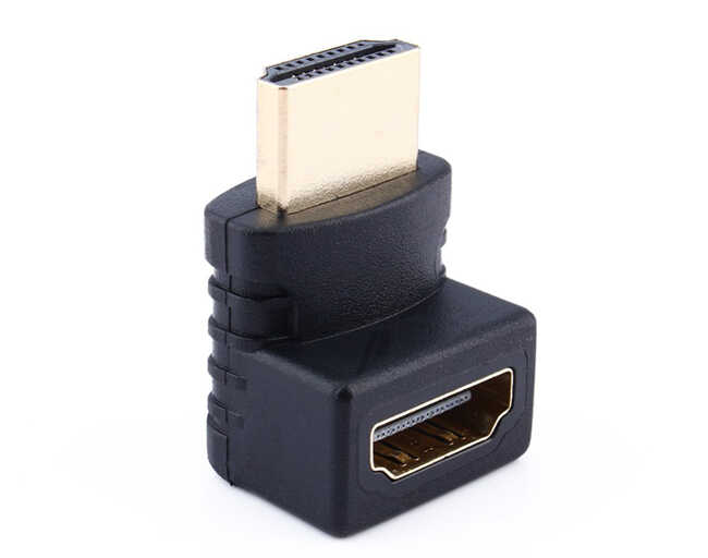 HDMI Dirsek Adaptörü Hdmi L Çevirici Uzatma Dönüştürücü 270°