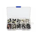 235 Adet 9 Çeşit DIP SMD Push Button Switch Basmalı Buton Seti