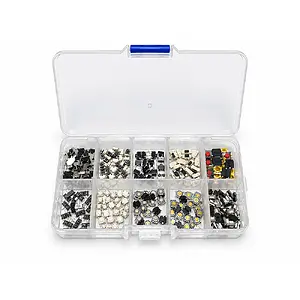 237 Parça 14 Çeşit Micro Switch Tact Buton Seti SMD SMT DIP