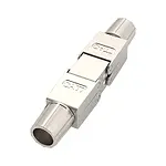 CAT7 RJ45 Kablo Birleştirici Ağ Kablosu Uzatma Aparatı - Metal